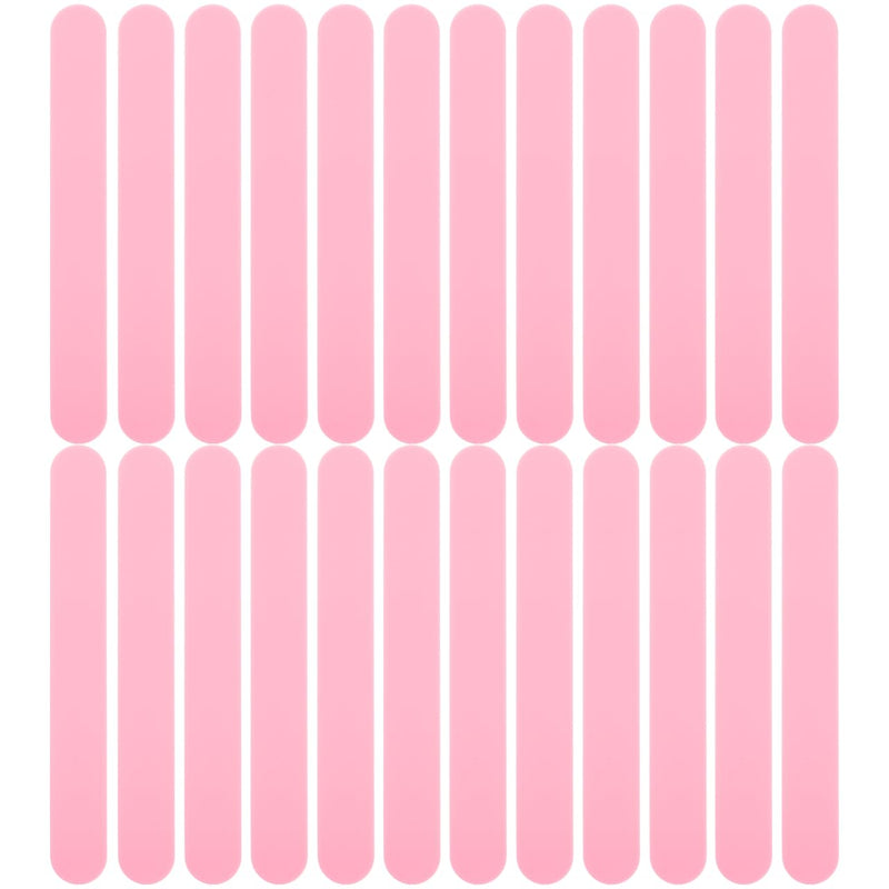 [Australia - AusPower] - 25pcs Tongues Depressors, Craft Sticks Plastic Tongues Depressor Sticks for Crafts,Scraper Spatulas Mouth Pink 