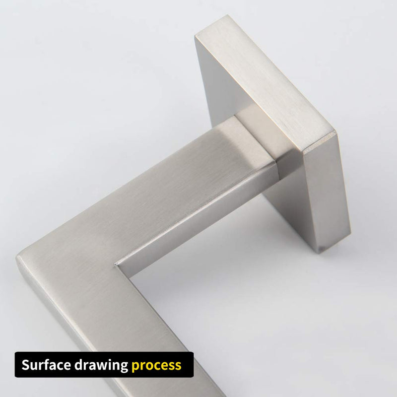 GERZWY SUS 304 Stainless Steel Hand Towel Holder Modern Bathroom Towel Ring Wall Mounted Brushed Finish IG1806-LS