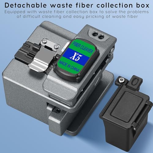 SAIVXIAN Fiber Optic Cleaver X5 wire cutter with high-precision automatic 16-position blade