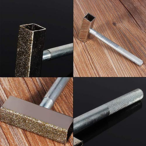 Aramox Sharpening Stone Dresser T-shaped Grinding Wheel 85mm Diamond T-shaped Grinding Wheel Disc Stone Straightener Right Tool Dressing Bench Grinding Machine Electroplated