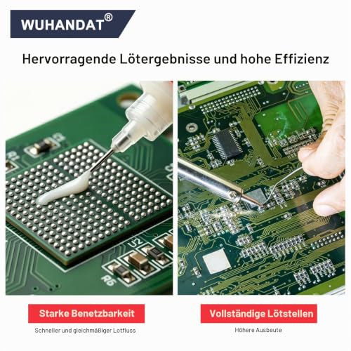 Flux Soldering Flux, Soldering Flux 10 ml | Flux pen, soldering accessories, flux pen, push rod construction, for SMD, BGA, LED, electronics, circuit board assembly, etc