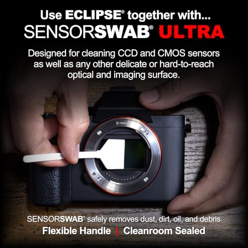 Eclipse Optic Cleaning Solution - Camera Lens and Digital Sensor Cleaner Fluid - Works with All Cameras, Binoculars, and Other Optical Products - Dropper Tip (15ml) - 0.5oz (2-Pack)