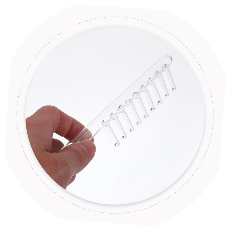 [Australia - AusPower] - Beaupretty Accessories for Electrotherapy Devices, High Frequency Bar, High Frequency Face Bar, Electrode Bar, High Frequency Face Machine, Electric Comb, Replacement Glass Tube, Transparent 