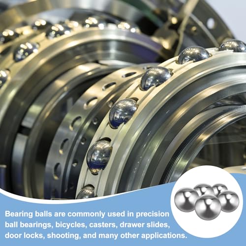 sourcing map 8mm Bearing Balls, 100 Pcs 304 Stainless Steel G100 Precision Balls Metric Mixing Balls for Bearings Bicycles Casters (Mirror Finish)