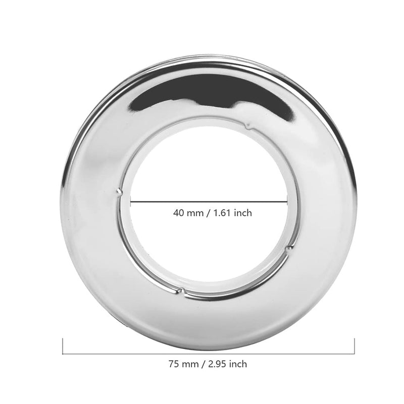 [Australia - AusPower] - Curtain Grommets Stainless Steel Eyelet Diameter Curtain Rings Metal Rings Inner Diameter 1-9/16 inch Roman Ring Grommet Curtains Set of 20 (20) 