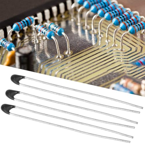 zalati NTC Thermistor Resistors 40 Pieces MF5A-3 Temperature Sensors for Thermal Protection Circuits in Electrical Appliances - 20pcs 10K and 50K Ohm
