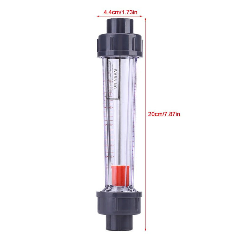[Australia - AusPower] - Rotameter, Flow Meter Water Flow Meter Plastic Tube Type 25-250L/H Instantaneous Water Flow Meter Flowmeter 