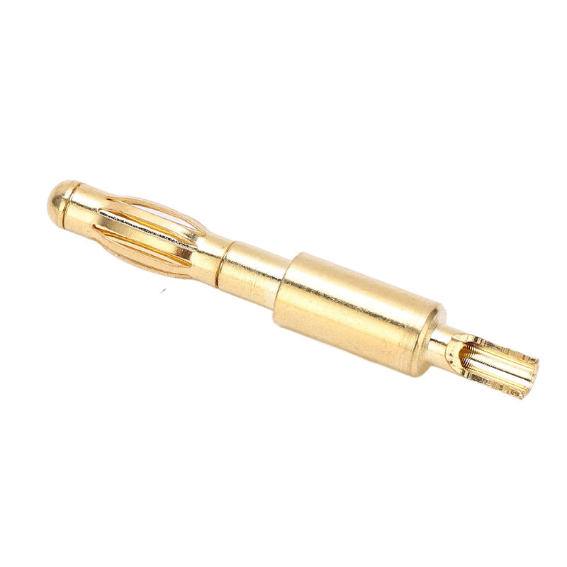 [Australia - AusPower] - Banana Plug 4mm Male Solder Type Gold Plated Connector 10pcs for DIY Electrical Testing 