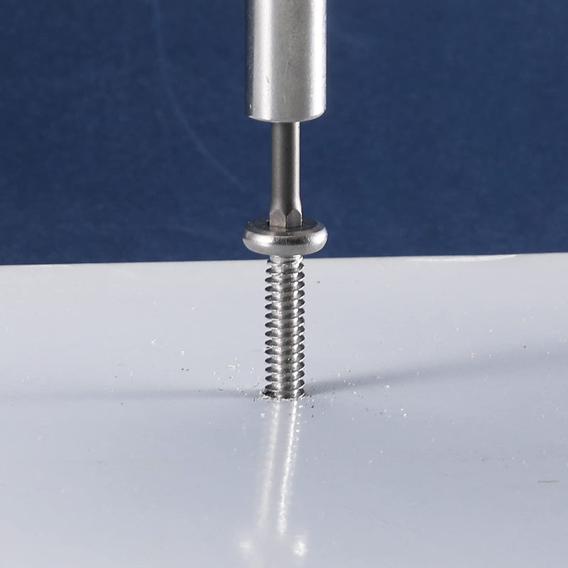 [Australia - AusPower] - #12 x 1" Sheet Metal Screws 100Pcs 410 Stainless Steel Flat Head Socket Cap Screws, Tek Screws Allen Socket Drive Screws Fast Self Tapping Screws by SG TZH #12 x 1" 