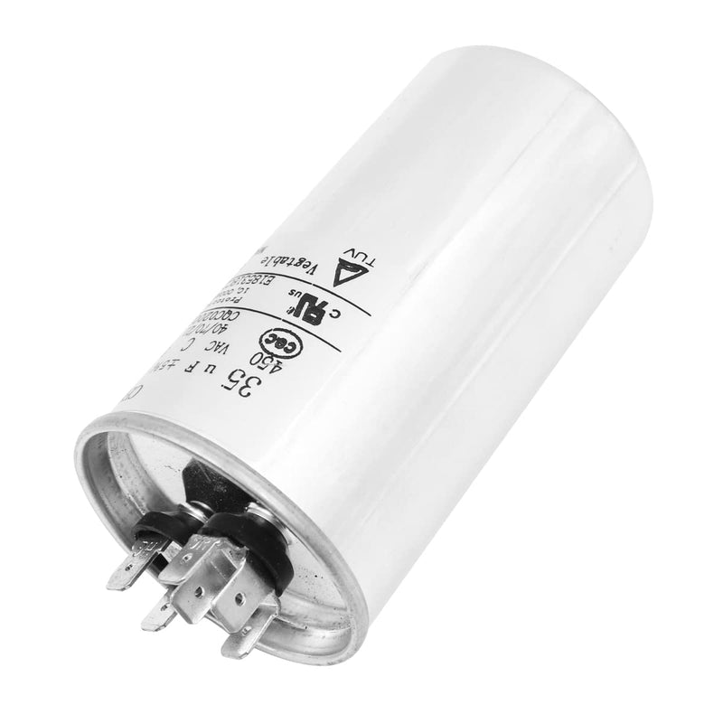 DollaTek 35uF CBB65 Condenser Motor Runs for Air Conditioning 450VAC SH 40/70/21 50/60Hz 35uF