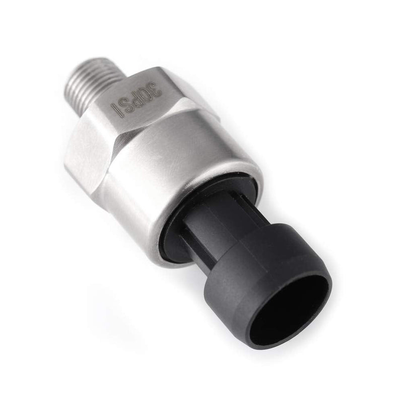 [Australia - AusPower] - 1/8NPT Thread Pressure Transducer Sender Sensor Stainless Steel 30Psi for Oil Fuel Air Water 