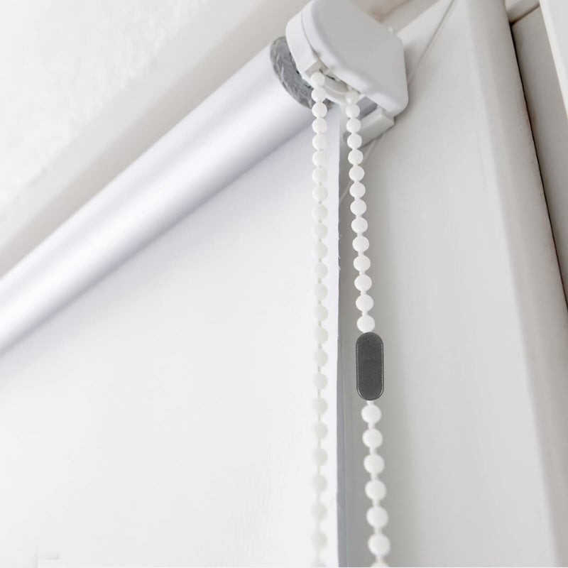 [Australia - AusPower] - Healifty 20pcs Chain Connectors Roller Shade Bead Chain Connector Replacement Vertical Roman Roller Blind Ball Chain Cord Connector Clips Chain Accessory for Home Black 