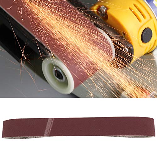GXK51-B Sanding Belts Aluminum Oxide Sanding Belt 320 Grit / 400 Grit / 600 Grit for Sanding Polishing (320 Grit) Car Pack of 10