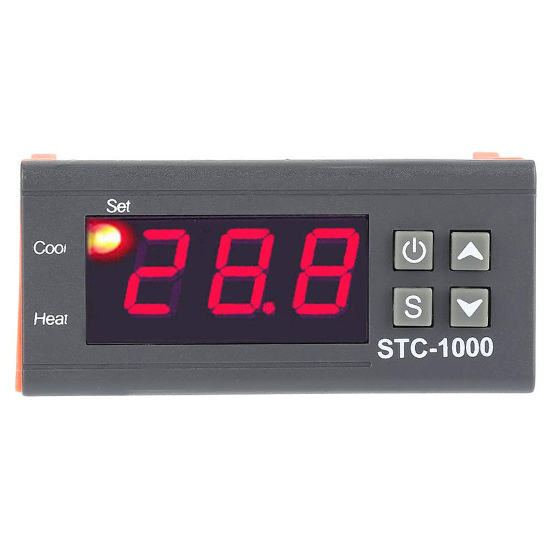 [Australia - AusPower] - Digital Thermostat, Digital Temperature Controller Temp Sensor Electric Thermostat Control 110-220V for Aquarium, Terrarium, Zoo, Chicken Incubator 