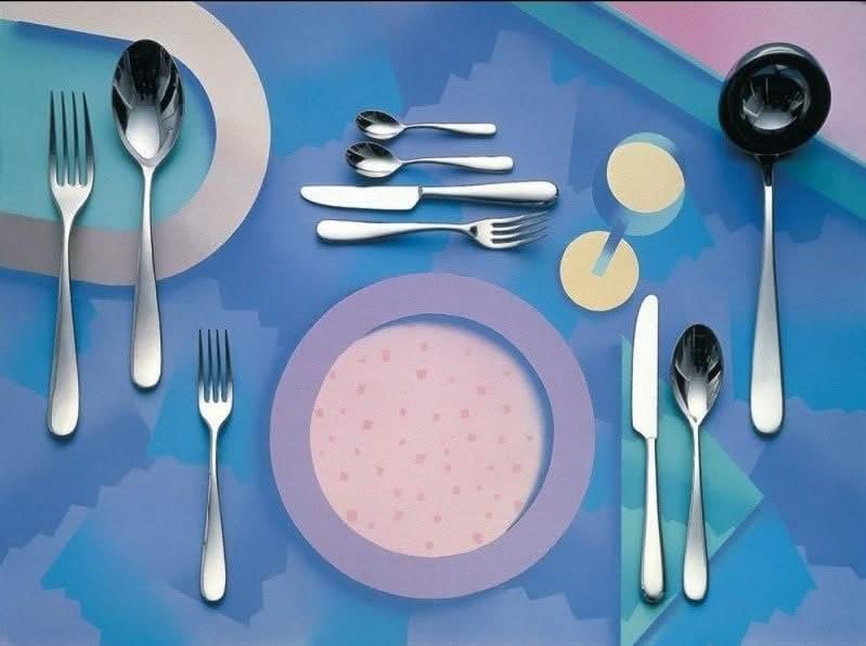 Alessi Nuovo Milano Serving Fork