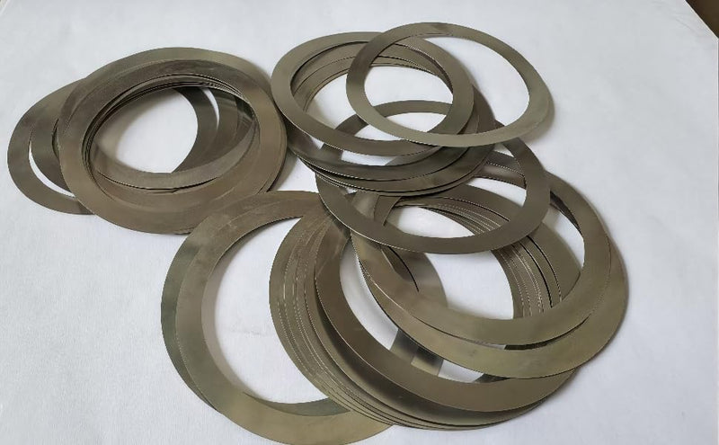 KALESYUJIN stainless steel ultrathin flat shim washers, 11.8 x 20 x 0.07 mm, 50-piece pack