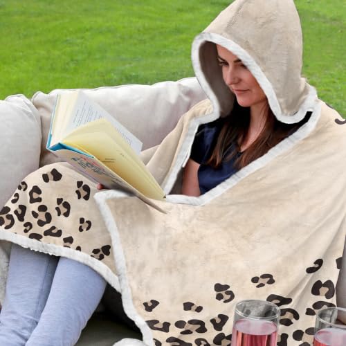 Vprintes - Birthday Gifts for Women - Queens Wearable Blanket September