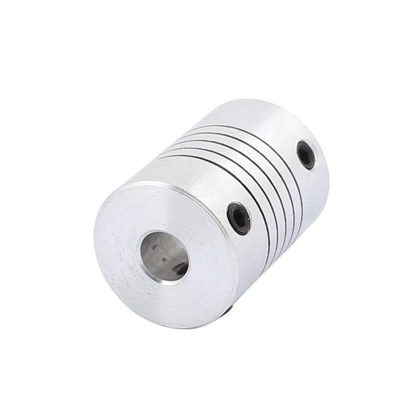 [Australia - AusPower] - 6mm to 6mm Shaft Coupling 25mm Length 18mm Diameter Stepper Motor Coupler Aluminum Alloy Joint Connector for 3D Printer CNC Machine DIY Encoder (Pack of 2? 
