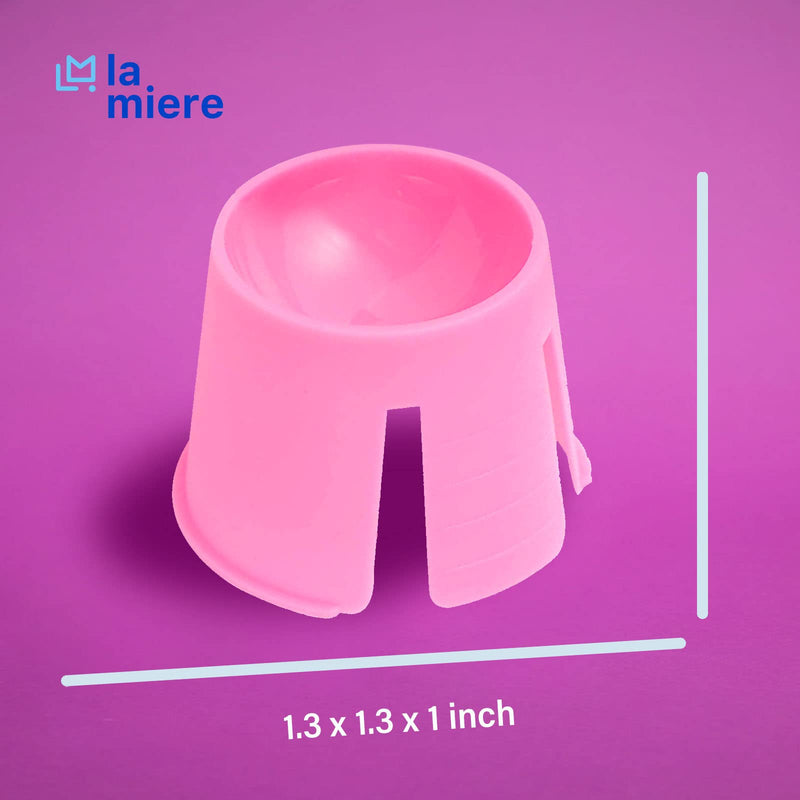 [Australia - AusPower] - 100Pcs Plastic Disposable Dental dappen Dish with Bendable Hinge Wide Base Makes Dish Stand Firmly, Neil dappen Dish, Eyelash dappen Dish Assorted Colors 100 