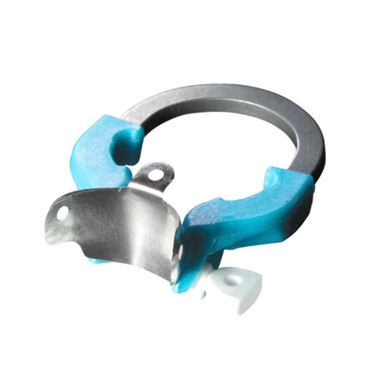 [Australia - AusPower] - Dental Sectional Matrix System, Dental Sectional Contoured Matrices Refill Matrix Bands, Sectional Contoured Metal Matrices, Nickel Titanium Clamp Ring Resin Holder Clip Ring-BLUE BLUE RING 