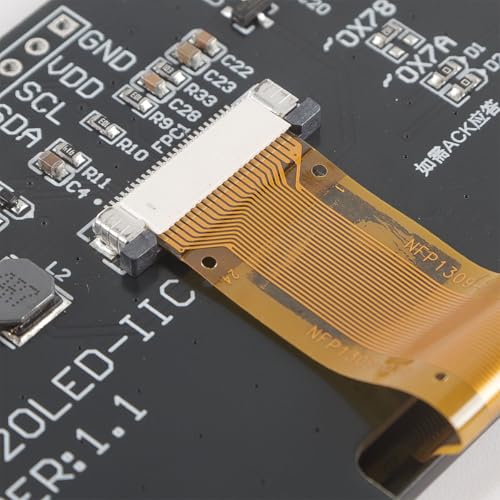 2.42" SSD1309 OLED Display Module - 4 Pin IIC White Screen (Resolution 128×64)