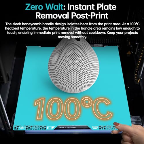 BIQU CryoGrip Pro Glacier Build Plate for Bambu-Lab H2C 3D Printer,346x355mm 346*355mm-H2C CryoGrip Pro Glacier-Original