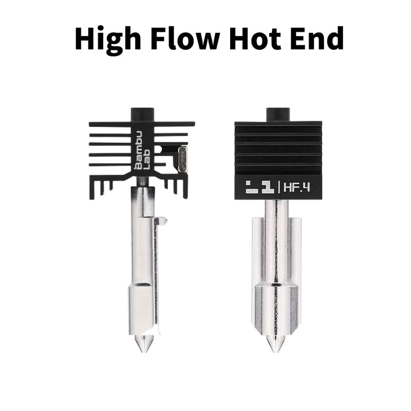 Bamboo Lab Original H2D High Flow Hotend with Hardened Steel Nozzle High Temp Extruder Hot End Replacement for Bambu Lab H2D Combo/H2D Laser (0.4MM) 0.4MM
