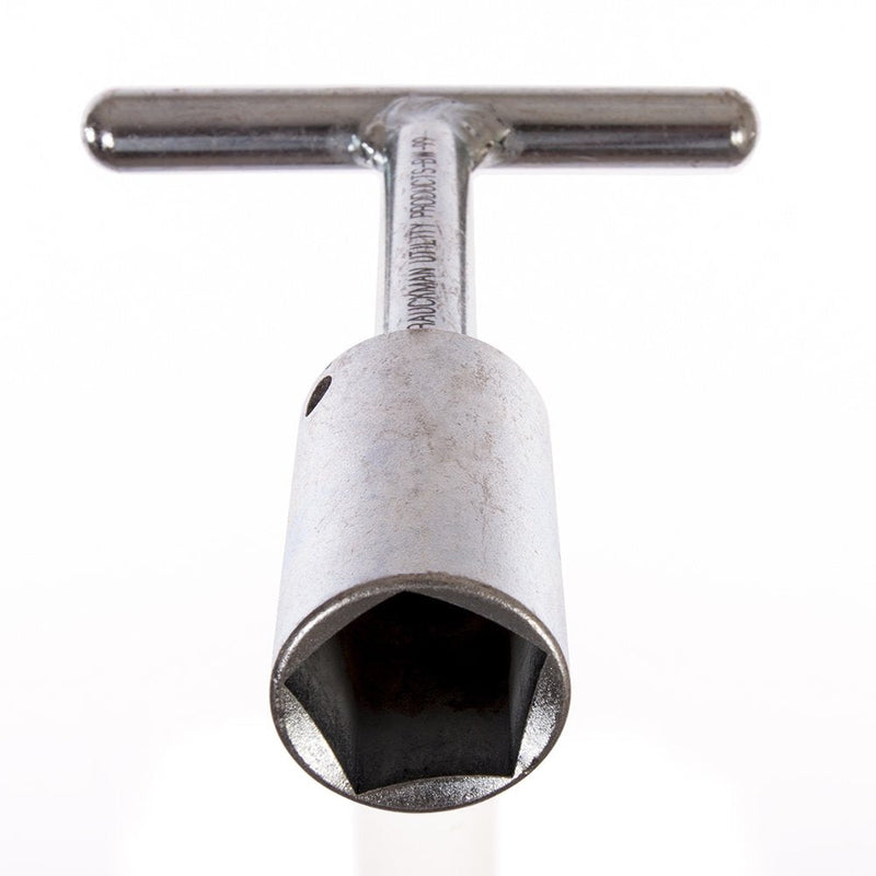 All Steel Penta Wrench, T-Handle - Heavy Duty Lineman Wrench - Non-insulated For Use on Pad-Mounted Transformers and Secondary Pedestals.