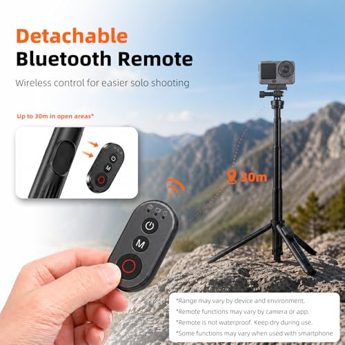59-Inch Selfie Stick Tripod with Wireless Remote