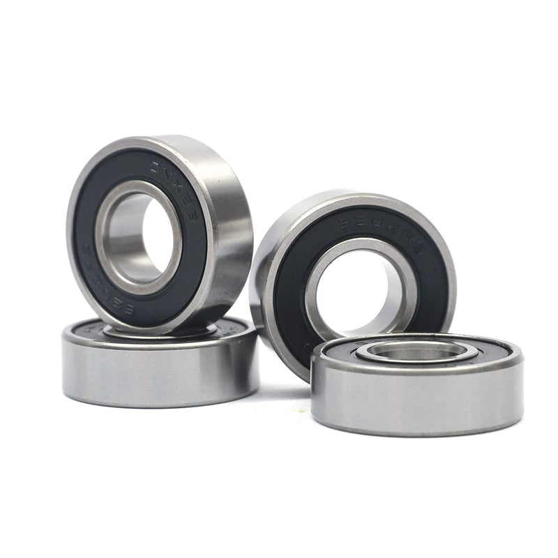 [Australia - AusPower] - 10 PCS 6202-2RS Double Rubber Sealed Bearings 15x35x11mm, Deep Groove Ball Bearings 15x35x11mm, Deep Groove Ball Bearing ABCE-3 Pre-Lubricated, Chromium Bearing Steel (6202-2RS, 10) 