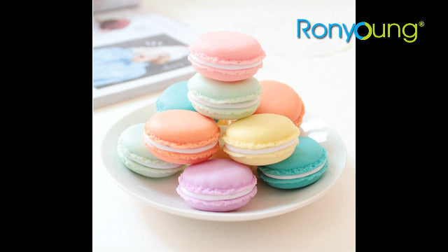 RONYOUNG 30PCS Mini Macaron Jewelry and Pill Storage Box Containers Macaron Mini Storage Case Jewelry Box Case Container Earring Travel Organizer (Pack of 3) Approx. 1.57''x1.57''x0.78'' (Pack of 3)