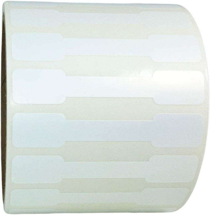 Blank Tamper Evident Labels 0.5 x 2.75 Inch 500 Total Tamper Stickers - Tamper Proof Stickers, Ideal for Food Delivery, Food Packaging, Envelope Seals, Product Protection 2500