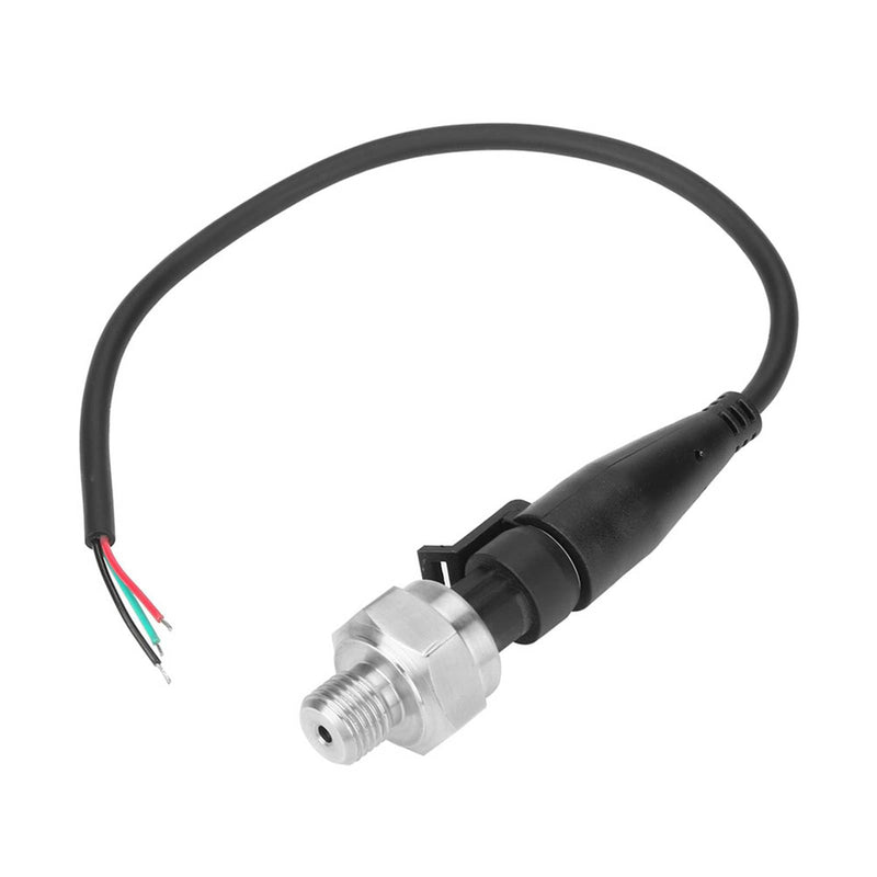 G1/4 Pressure Sensor DC 5V Stainless Steel High Pressure Sensor 0-80 PSI for Water Air Gas Heating Oil Liquids Gases with G1/4 Connection