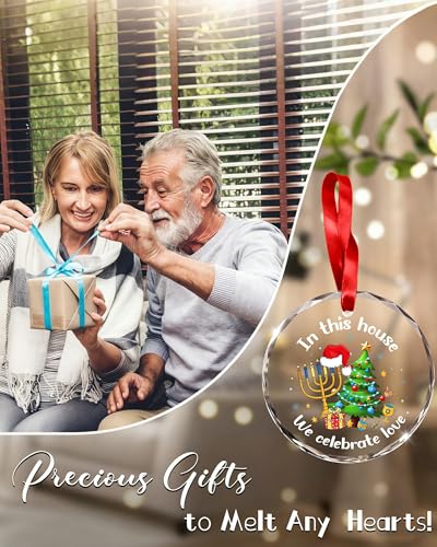 Hanukkah Gifts for Women Men, Hanukkah Christmas Tree Ornaments 2026 Hanukkah Ornaments
