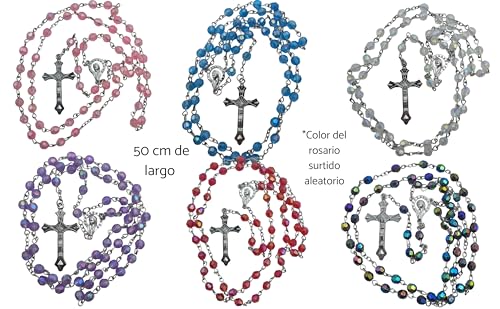 Image Christ of Great Power and Rosary of the Cross Way (Includes Gift Cross Made of White Turquoise)