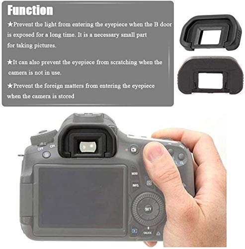 EB Eyecup for Canon EOS 90D 80D 70D 60D 50D 40D 20D 5DII 6DII Camera 2-Pack
