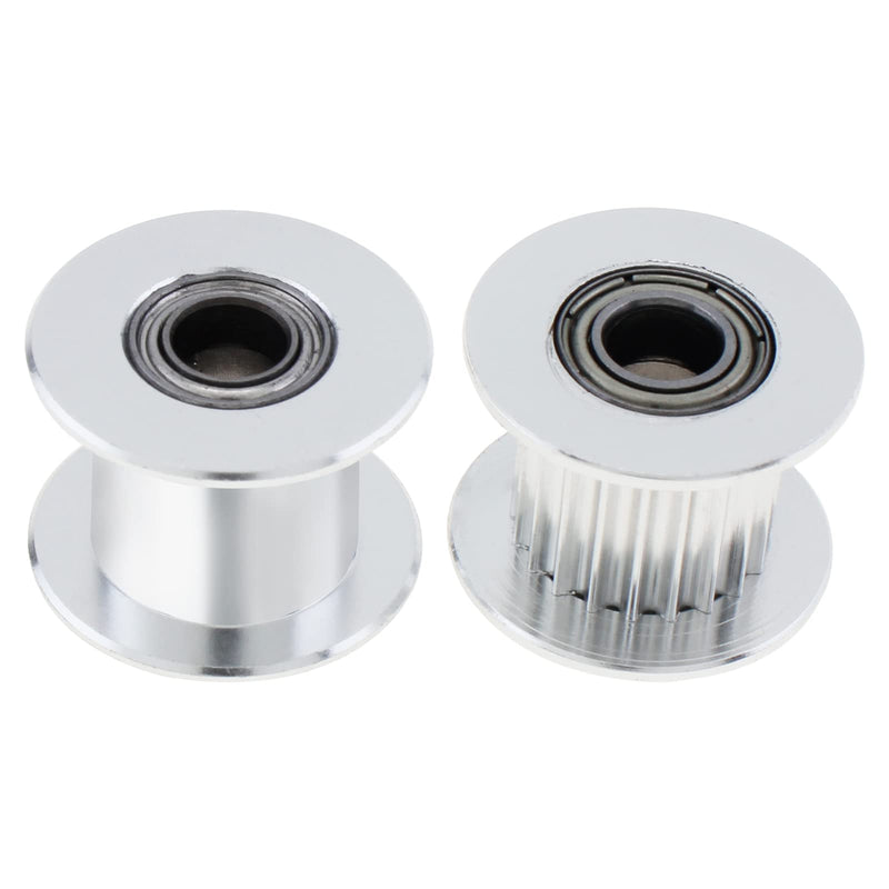 [Australia - AusPower] - GT2 Timing Belt Idler Pulley 20 Teeth 5mm Bore 10mm Width Timing Belt Idler Pulley Wheel for 3D Printer 10mm Belt 20 Teeth Bore 5mm 
