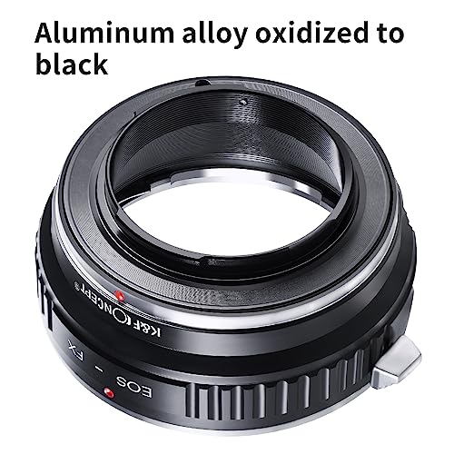 K&F Concept Lens Mount Adapter EOS EF/EFS Lens to Fuji FX Mount X-Pro1 X Camera X-Series Mirrorless Cameras EOS-FX