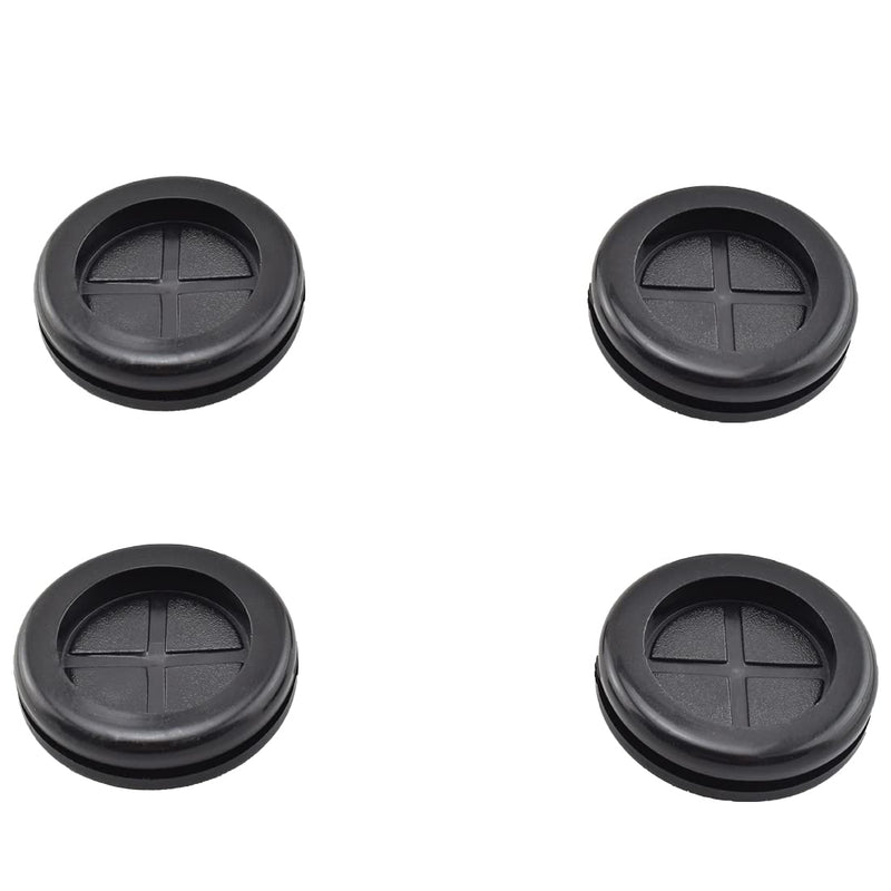 [Australia - AusPower] - Firewall Rubber Grommets Drill Hole Double-Sided Hole Plugs for Wire Protection - 4 PCS, 1-11/16 inch ID x 2 inch Drill Hole Dia 1-11/16" ID x 2" Drill Hole Dia 