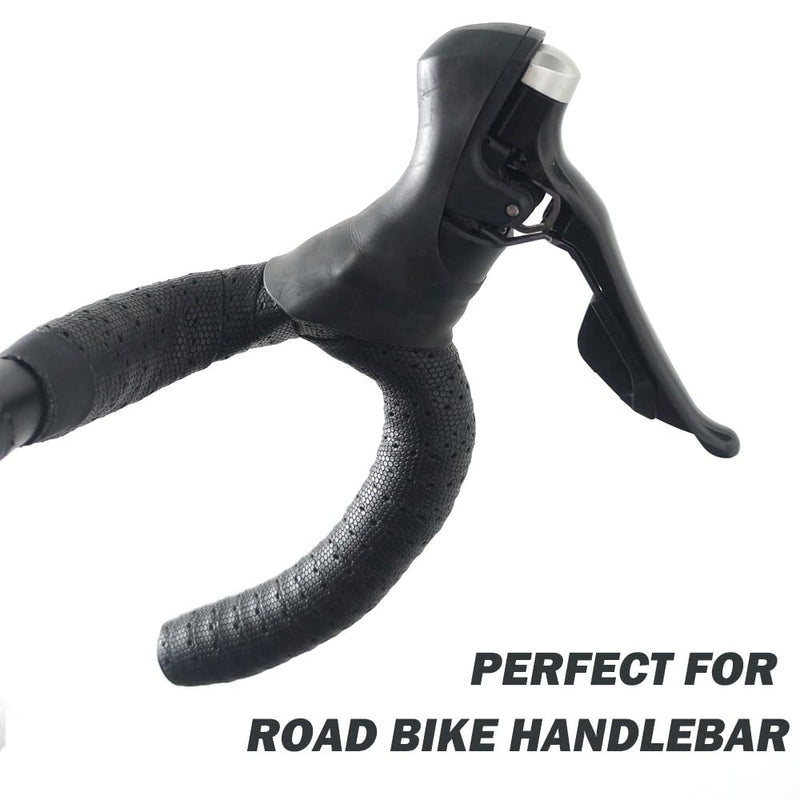 Road Bike Handlebar Tape -Black 3 mm Thick Comfortable – Soft, Classic Road Racing Bicycle Handle Bar Tape