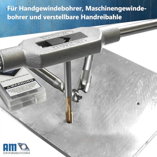 Tap Wrench M1-M8 | Adjustable PRO Tap Wrench for Taps | Choice of Different Holders, Adjustable for Tap Cutter Set (M1-M8 | Size 0) (M1-M8 | Size 0)