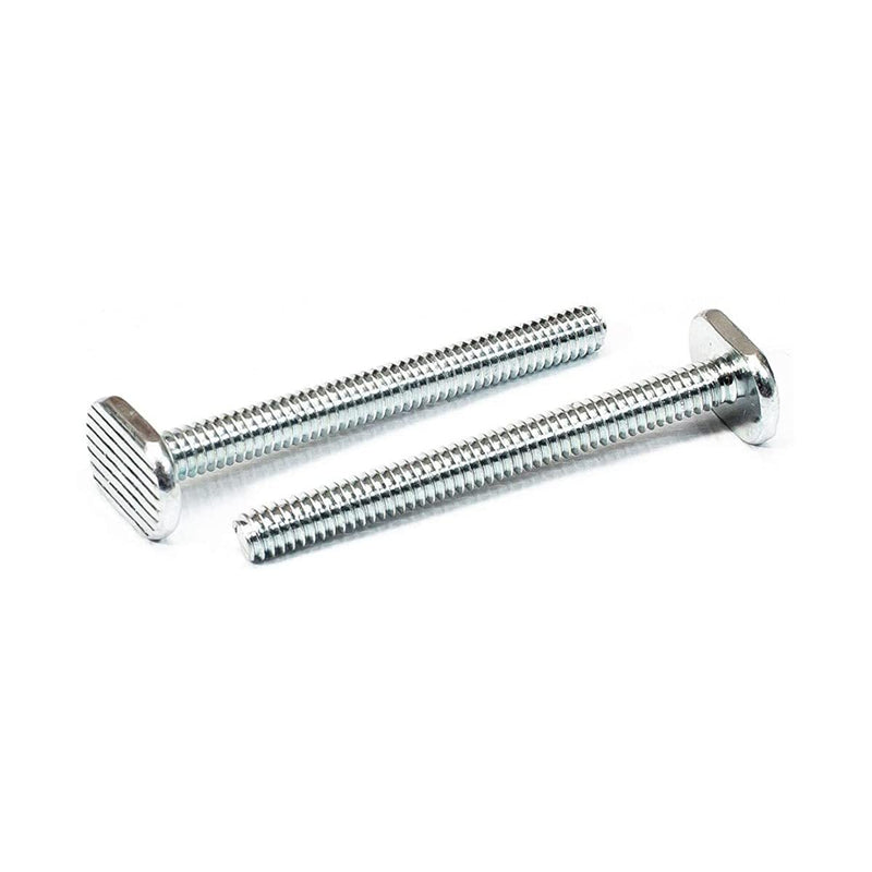 POWERTEC 1/4"-20 T Track Bolts - 60 Pack, 2-1/2 Inch Long T Slot Bolts for Universal T Track, Accessories for Woodworking Jigs and Fixtures 1/4"-20 x 2-1/2" (Pack of 3)