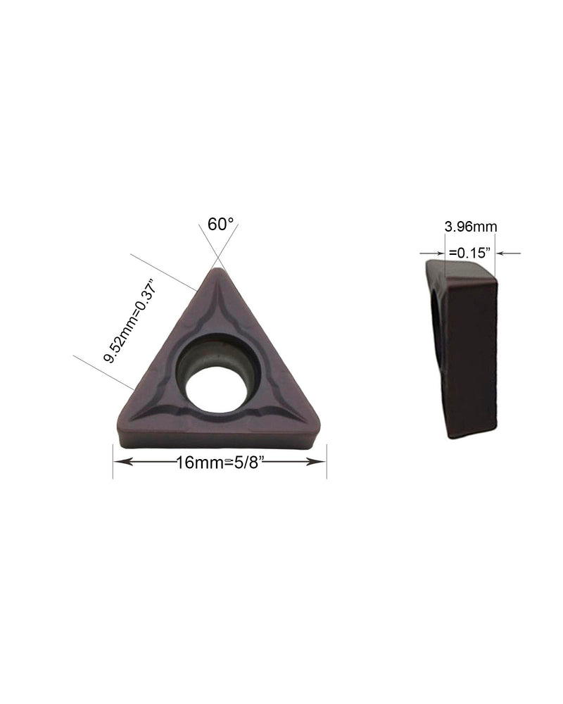[Australia - AusPower] - 10PCS TCMT32.52 TCMT16T308 Hard Alloy Blade Processing Steel Parts, Stainless Steel, High Temperature Alloy 10pcs TCMT32.52 TCMT16T308 grey 