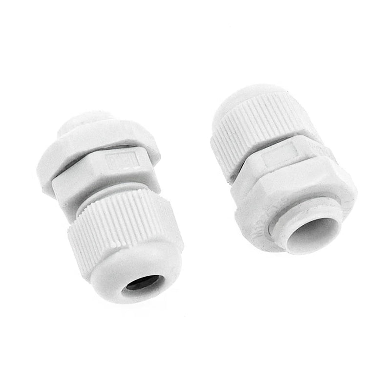 [Australia - AusPower] - 2PCS 8x100mm Stainless Steel Thermometer Casing Nylon Cable Gland Probe Tank Housing Solar Energy Accessories Thermocouple Sleeve for Temperature Sensors 