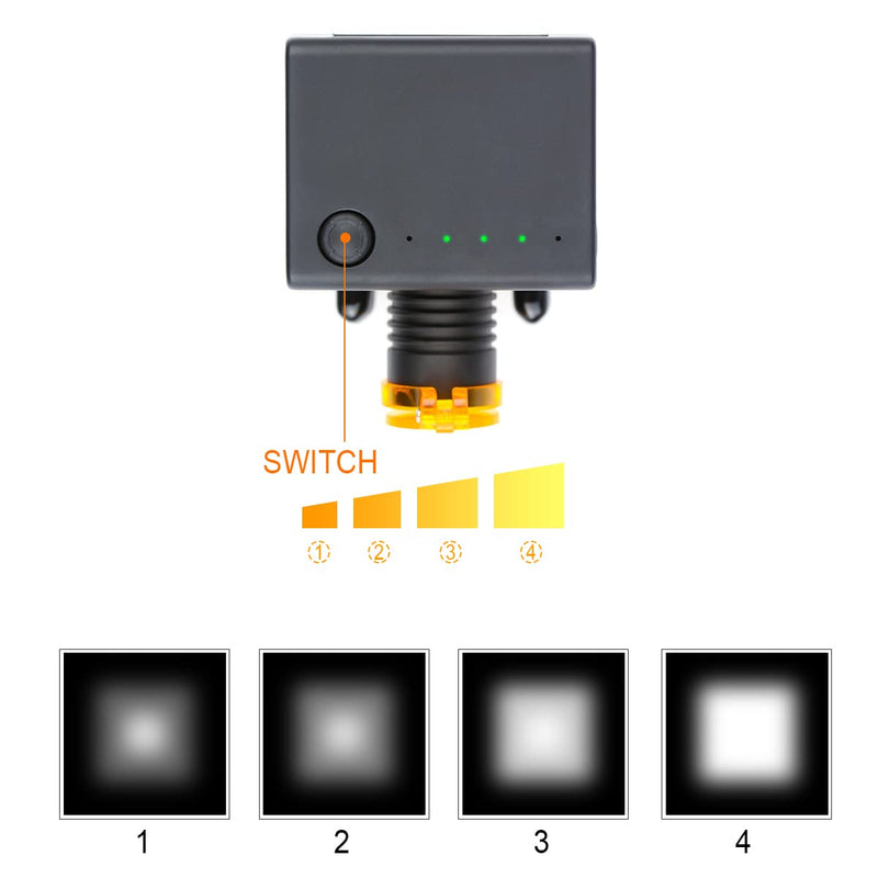 [Australia - AusPower] - BONEW Global-Dental Head Lamp Optical Filter Include Normal Glasses in One Set (3W) 3.0 Watts 
