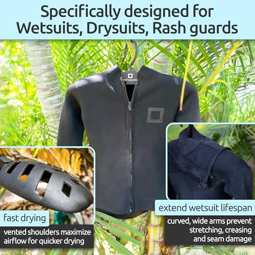 Wetsuit Hanger Drying - Foldable Vented Quick Dry Suit Hanger
