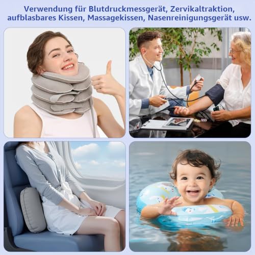 Bellows with valve, small pump ball for blood pressure measurement, high-quality manual inflation lamp for precise blood pressure controls and reliable use