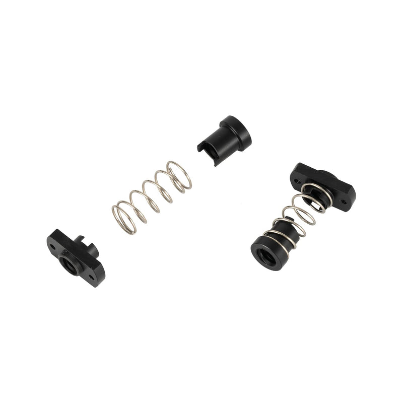 [Australia - AusPower] - 2-Pack TR8x4 T8 POM Two Edged Anti Backlash Nuts Pitch 2mm Lead 4mm Acme Threaded Rod Eliminate The Gap Spring DIY CNC Accessories Cut edge-pitch 2mm lead 4mm 