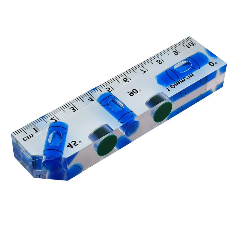 [Australia - AusPower] - Magnetic Level Tool with Angle Gauge, 45 Degree Board, Bubble Level with Strong Magnets, Mini Water Scale for Construction (102mm) 102mm 