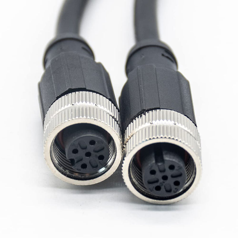 [Australia - AusPower] - M12 Connector 5 Pin A-Code Female to Female Double Ended Cable 1M/3.3ft 5 Pin A-Code Female to Female 1M/3.3ft 